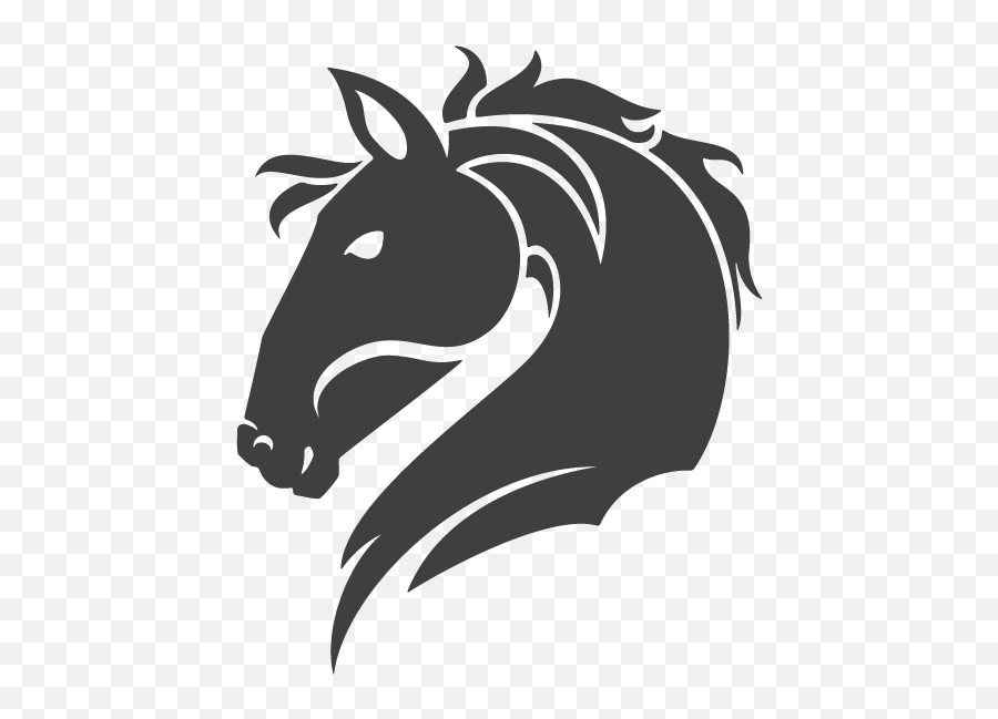 Library Of Horse Icon Clip Art Royalty Free Stock Png Files - Horse Head Logo Designs,White Horse Png