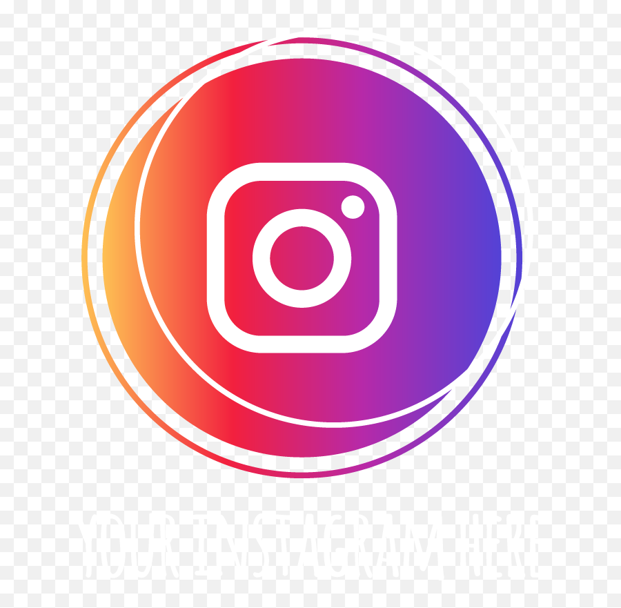 Personalised Instagram Icon Window Decal - Insta Cover For Instagram Highlights Png,Flower Icon In Facebook