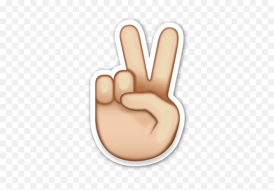 This Sticker Is The Large 2 Inch Version That Sells For 1 - Emoji Peace Sign Hands Png,Wasap Png