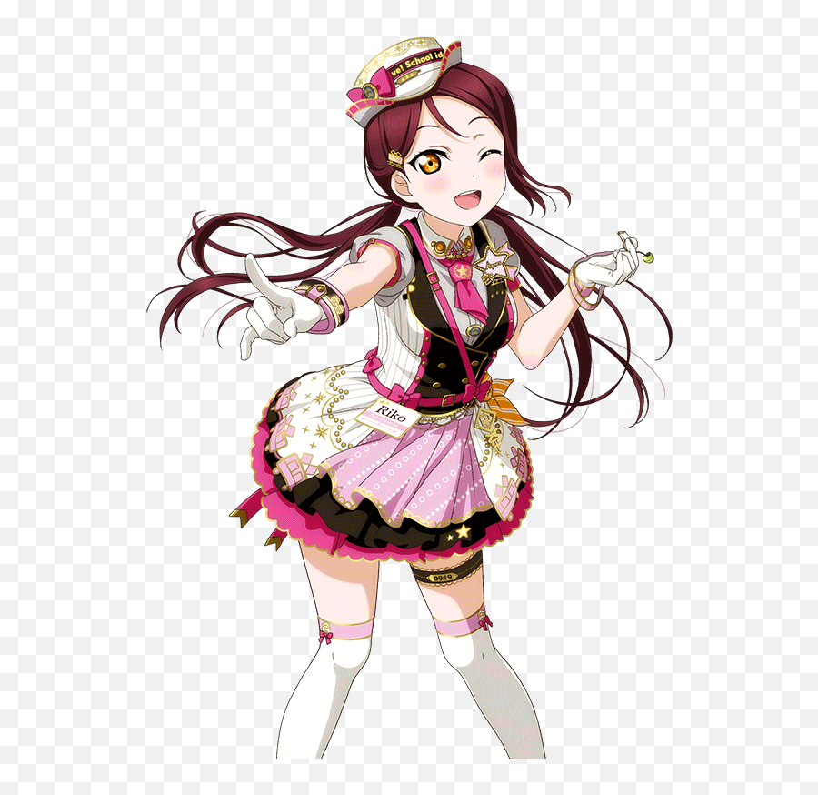 School Idol Tomodachi - Cards Album 2015 Sakurauchi Riko Ssr Love Live Riko Train Awakening Png,Tumblr Girl Icon