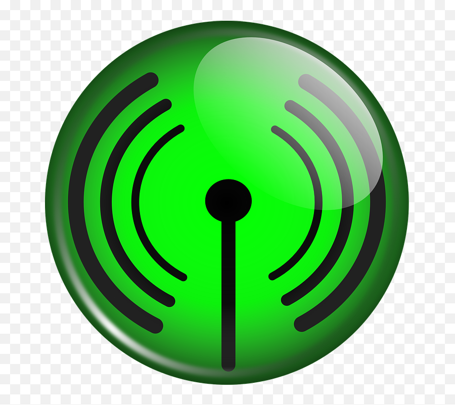 Wireless Symbol Network - Free Vector Graphic On Pixabay Fern Wifi Cracker Logo Png,Wifi Logo Png