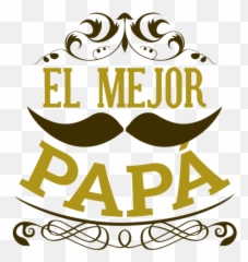 Bigote Padre - El Mejor Papa Png,Bigote Png