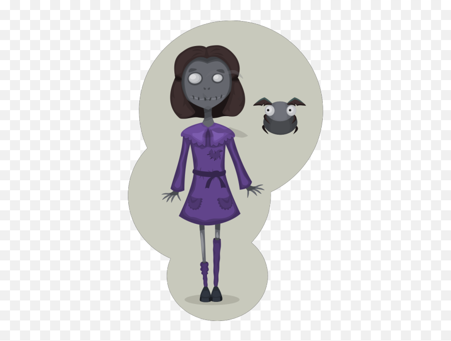 Zombie Girl Png Svg Clip Art For Web - Download Clip Art Scary Cartoon Girl,Zombie Icon Png