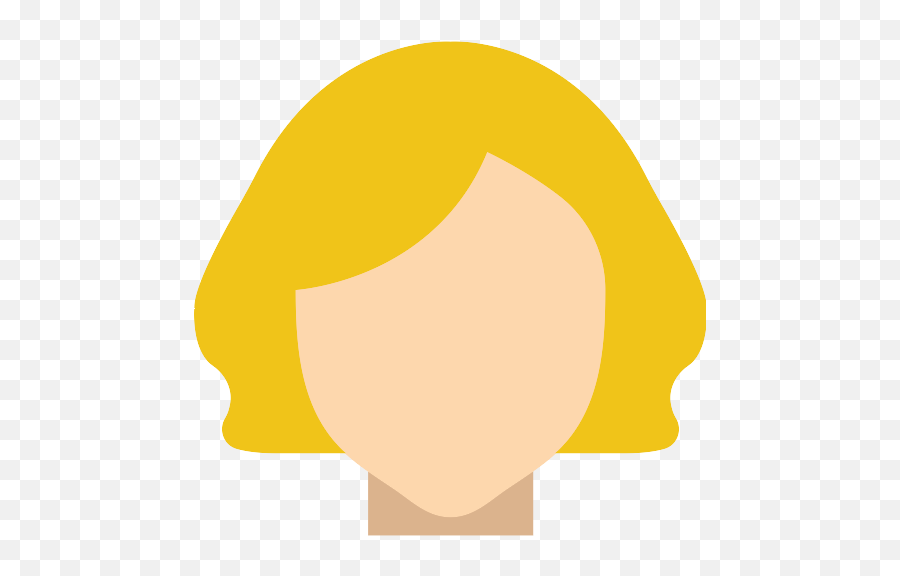 Woman Hair Cut Vector Svg Icon 3 - Png Repo Free Png Hair Design,Blonde Girl Icon