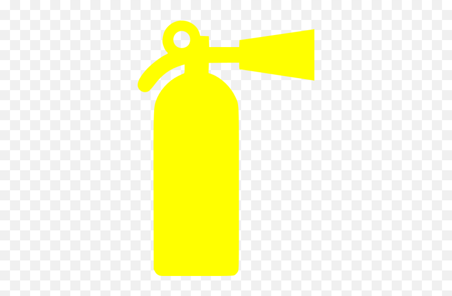 Yellow Fire Extinguisher Icon - Free Yellow Fire Icons Fire Extinguisher Symbol Yellow Png,Icon For Fire