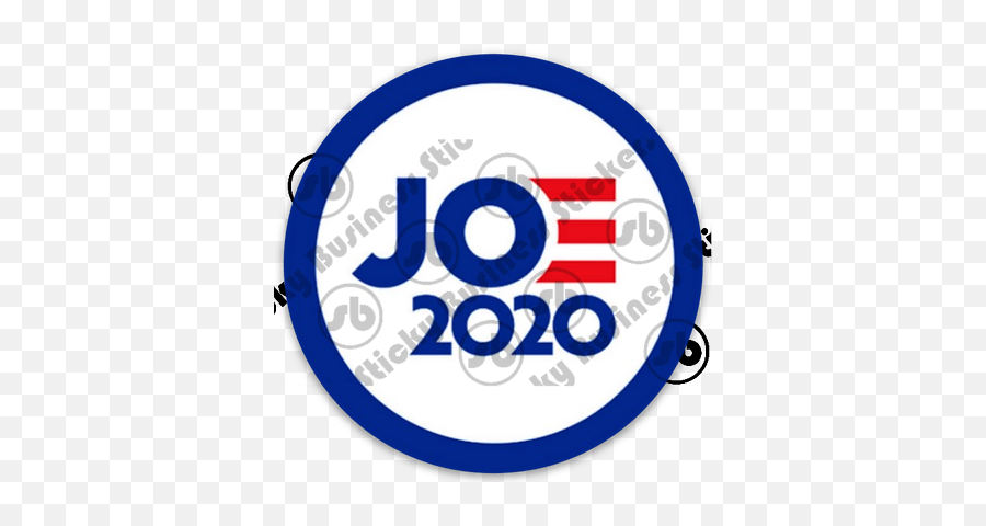 Round Joe Biden Sticker For President 2020 Vinyl Warren Sanders Trump Obama Ebay - Dot Png,Obama Icon Poster
