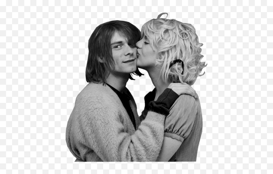 Kurt Cobain Courtney Love And Nirvana - Kurt Cobain And Courtney Png,Nirvana Png