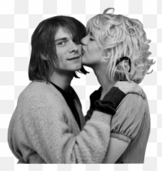Kurt Cobain Courtney Love And Nirvana - Kurt Cobain And Courtney Png,Nirvana Png