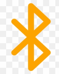 Orange Bluetooth 2 Icon - Free orange icons png