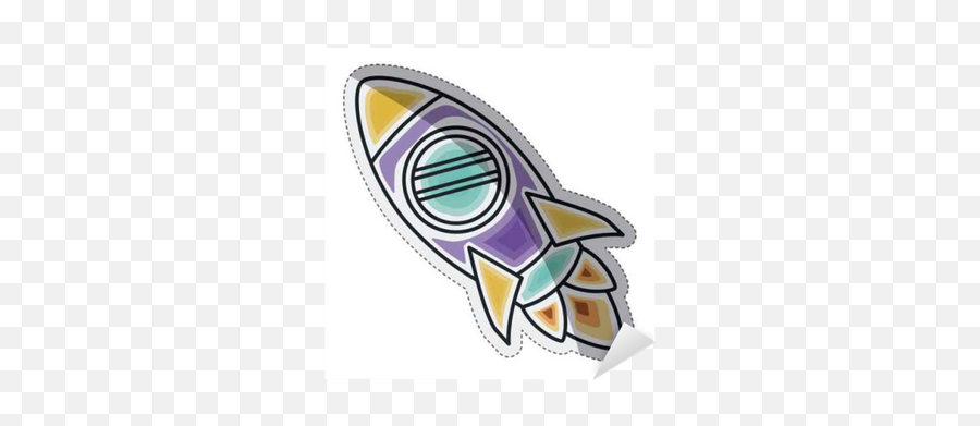 Sticker Rocket Draw Icon Spaceship Aircraft Start Up And Png Drow
