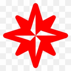 Red Wind Rose Icon - Free red icons png