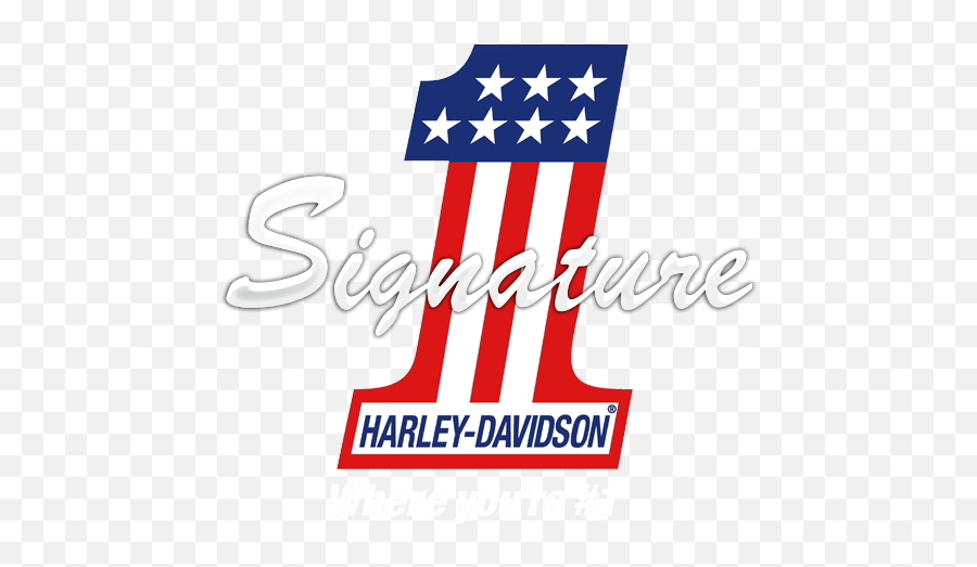 Signature Harley - Davidson Harley Davidson Number One Png,Harley Davidson Logo