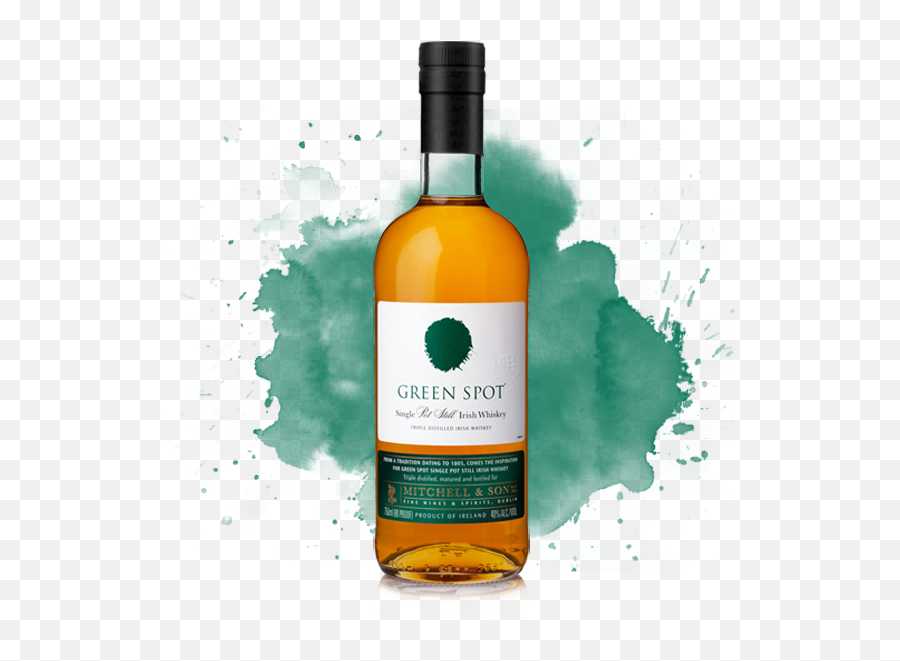 Alcohol Vector Jameson Bottle - Green Spot Irish Whiskey Alcohol Vector Png,Whiskey Png