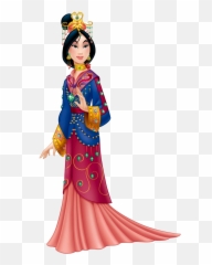 Png Cartoon Disney Mulan Clipart - Princess Mulan,Mulan Png