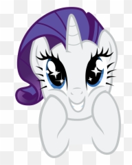 Unicorn Images Rarity Vectors - My Little Pony Face Png,Rarity Png