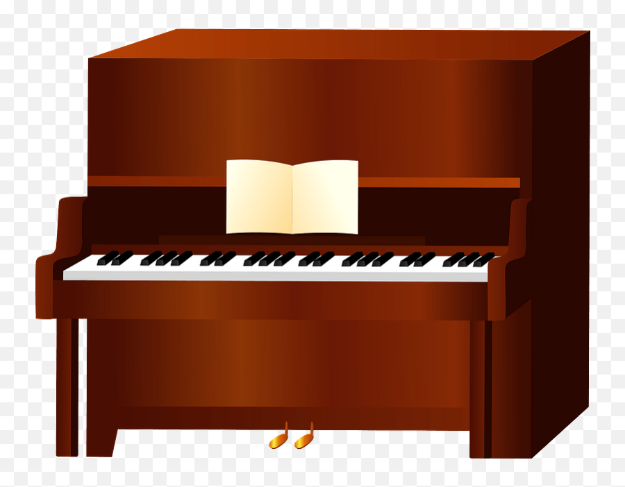Upright Piano Musical Instrument Clipart Free Download - Transparent Upright Piano Clipart Png,Piano Clipart Transparent