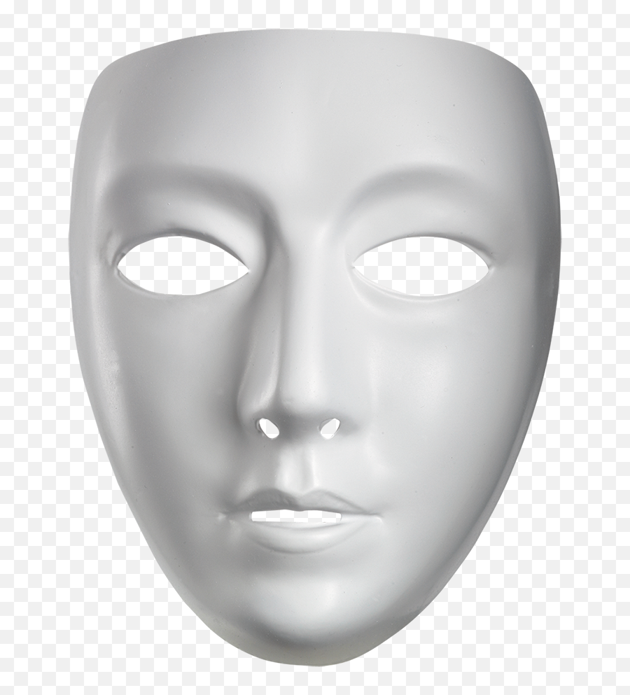 Mask Png All - Blank White Mask Transparent Background,Drama Masks Png