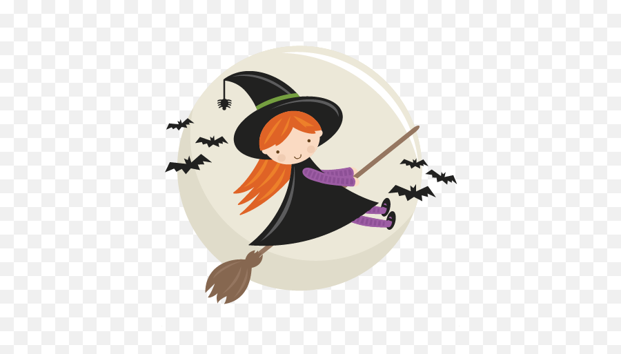 Cute Halloween Witch Clipart - Cute Halloween Witch Clipart Png,Cute Halloween Png