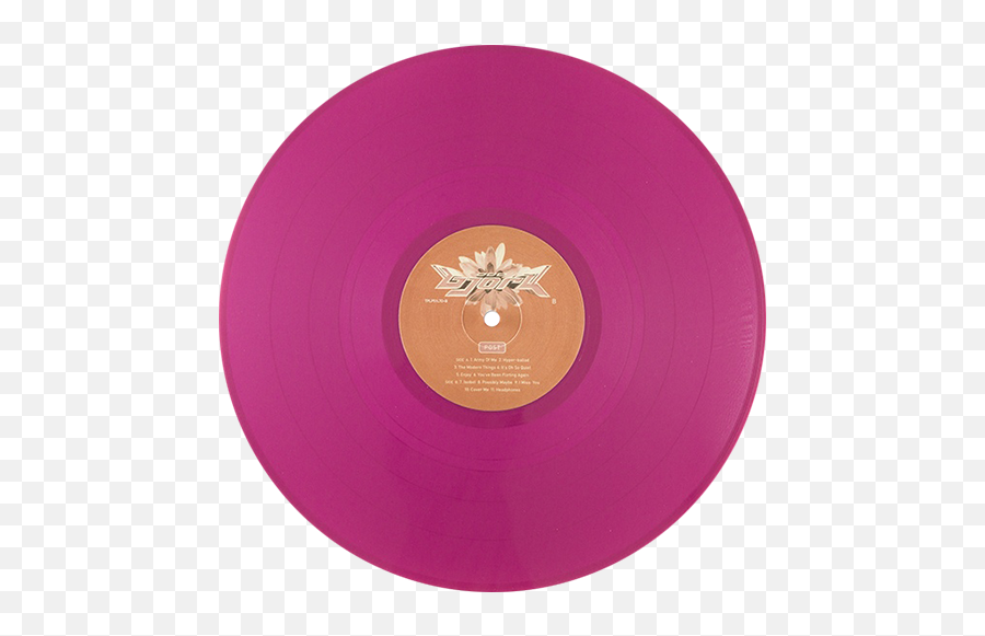 High Res Pink Vinyl Record Png - Bjork Vinyl Disc,Vinyl Record Png