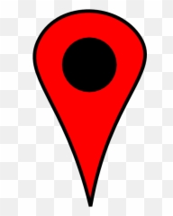 Red Push Pin Clipart - Map png