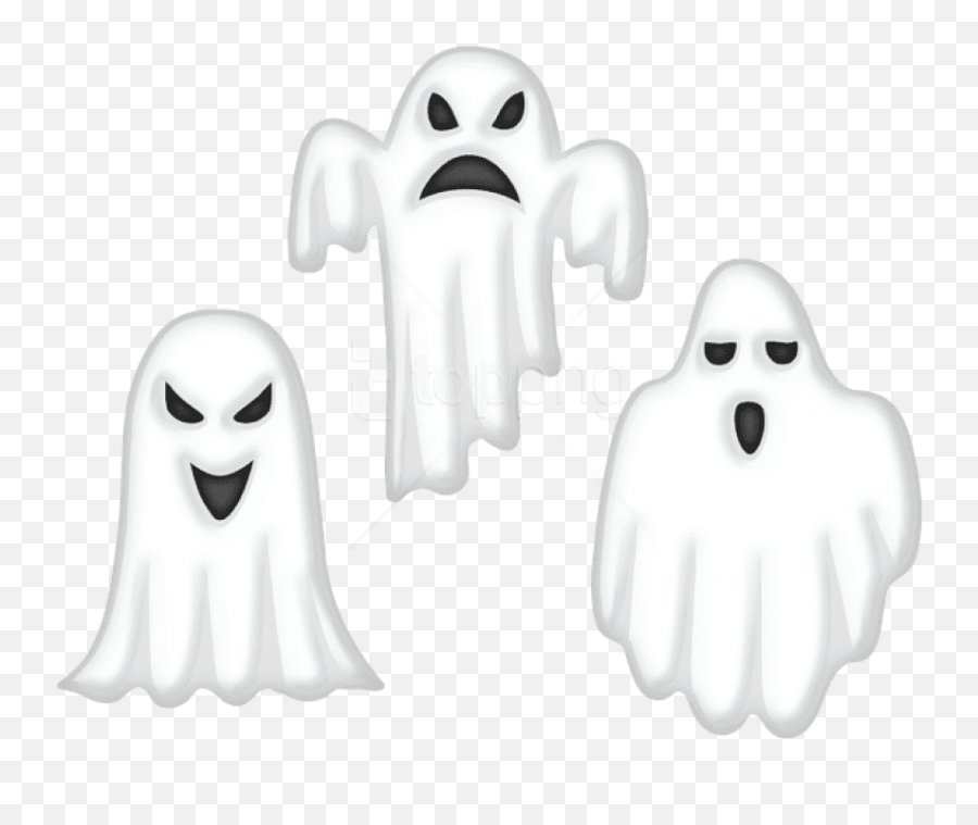 Download Hd Free Png Halloween Ghost Set Images - Free Halloween Ghost Clip Art,Halloween Ghost Png