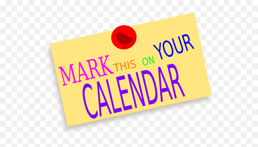 Download Free Png Mark Your Calendar Mark Your Calendar Clipart