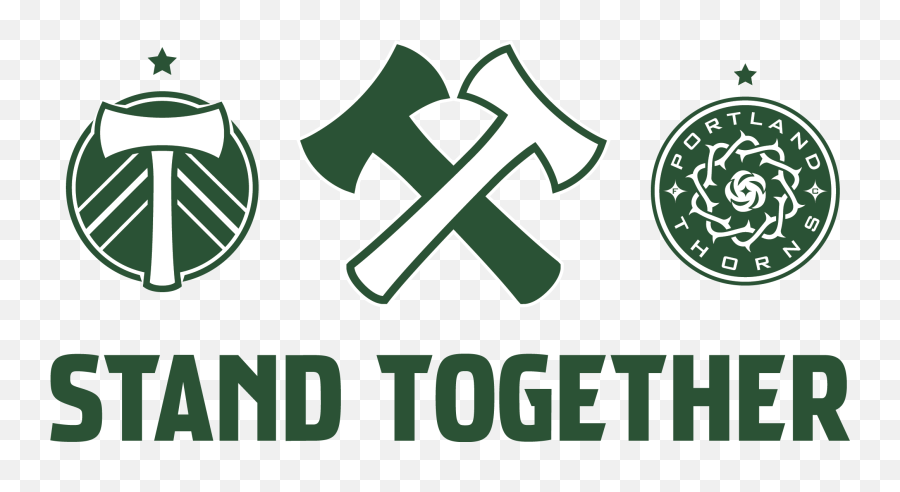 St Logo Lock Up Timbers And Thorns - Portland Thorns Fc Png,St Logo