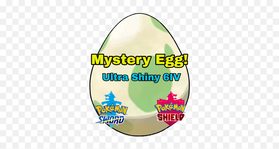 Ultra Shiny 6iv Mystery Egg For Pokemon Sword And Shield Fast Delivery Ebay - Pokemon Png,Pokemon Egg Png