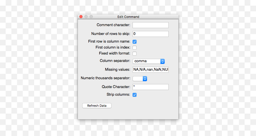 Data Import Tool Commands U2014 Canopy 116 - Screenshot Png,Columns Png