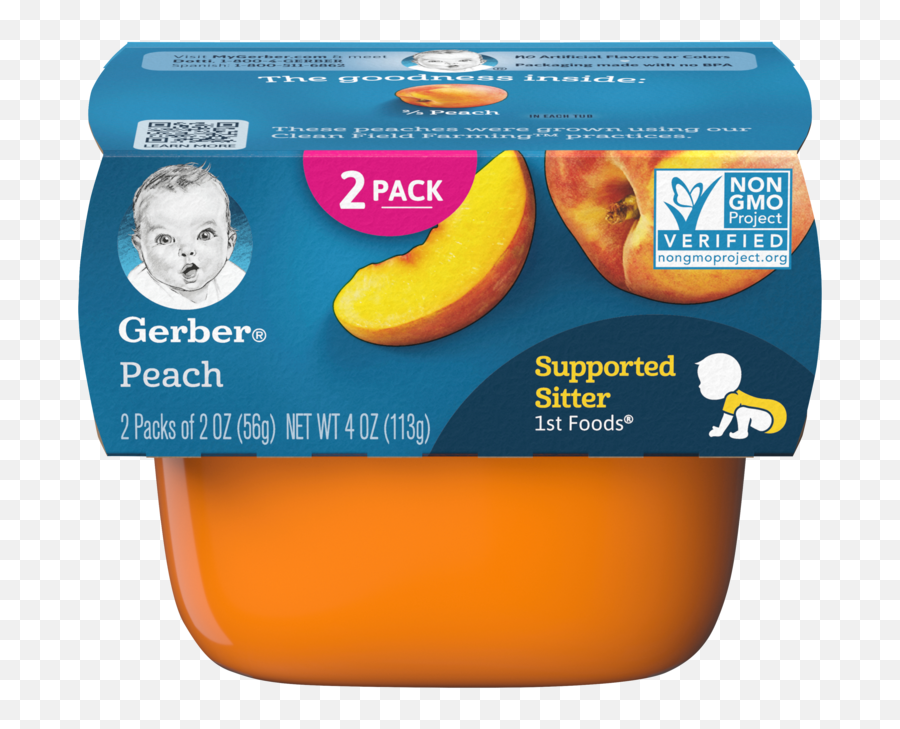 1st Foods Gerber - Gerber Baby Food Sweet Potato Png,Peach Png