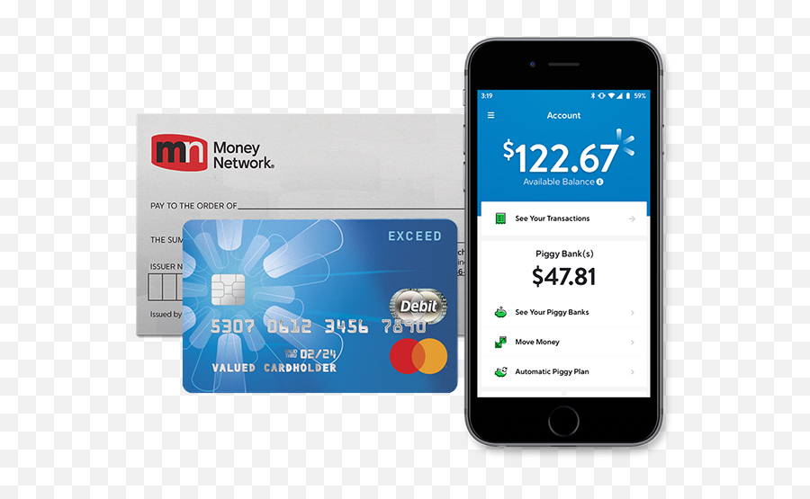 Exceed By Money Network Card - Walmart Money Network Card Png,Walmart ...