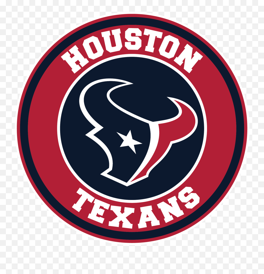 Houston Texans Circle Logo Vinyl Decal - Emblem Png,Texans Logo Png