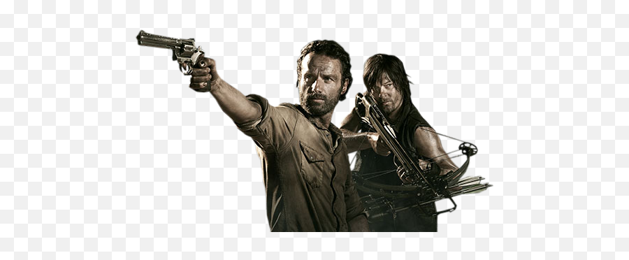 Walking Dead Png Images Transparent - Walking Dead Rick Y Daryl,The Walking Dead Logo Png