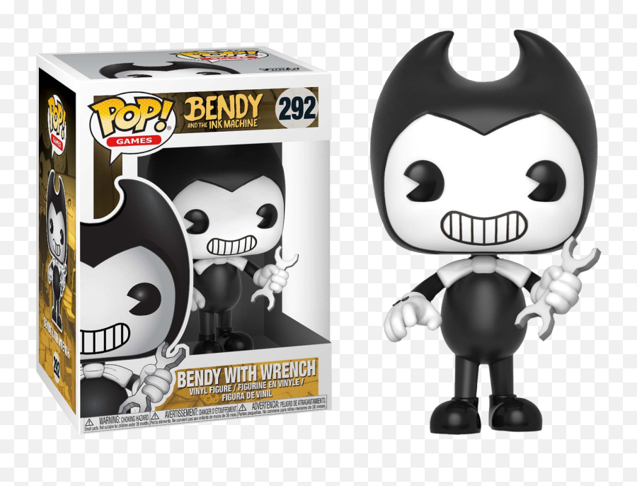 Bendy And The Ink Machine - Bendy With Wrench Us Exclusive Pop Vinyl Figure Bendy Funko Pop Png,Bendy Png