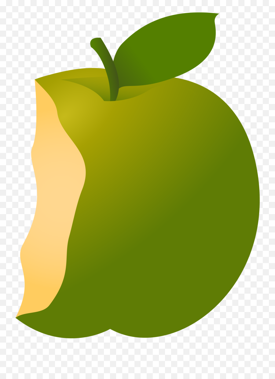 Apple Clipart Bitten Green - Clip Art Png,Bite Png