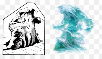 Monsters - Water Elemental Map Png,Dungeons And Dragons Png