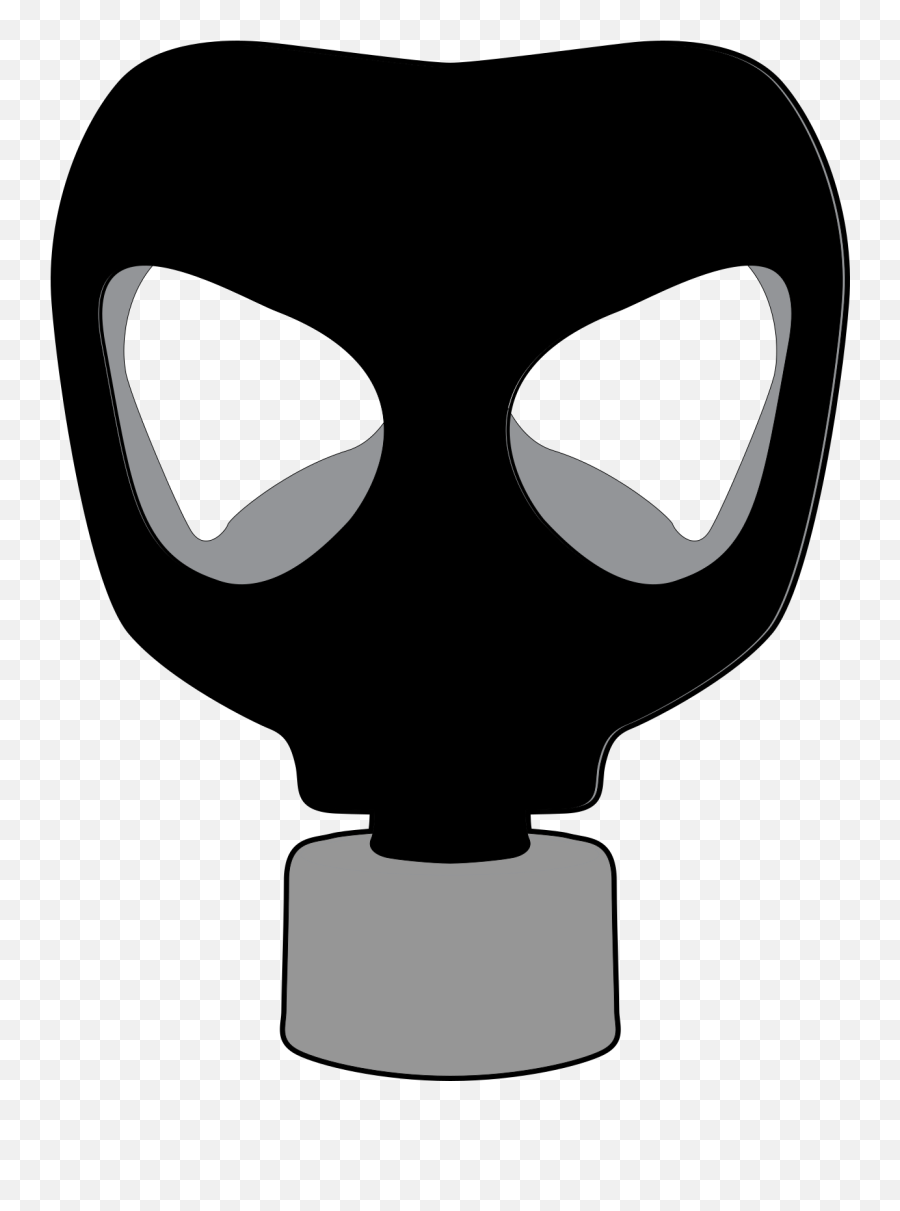 Black And Gray Gas Mask Svg Vector - Dot Png,Black Panther Mask Png