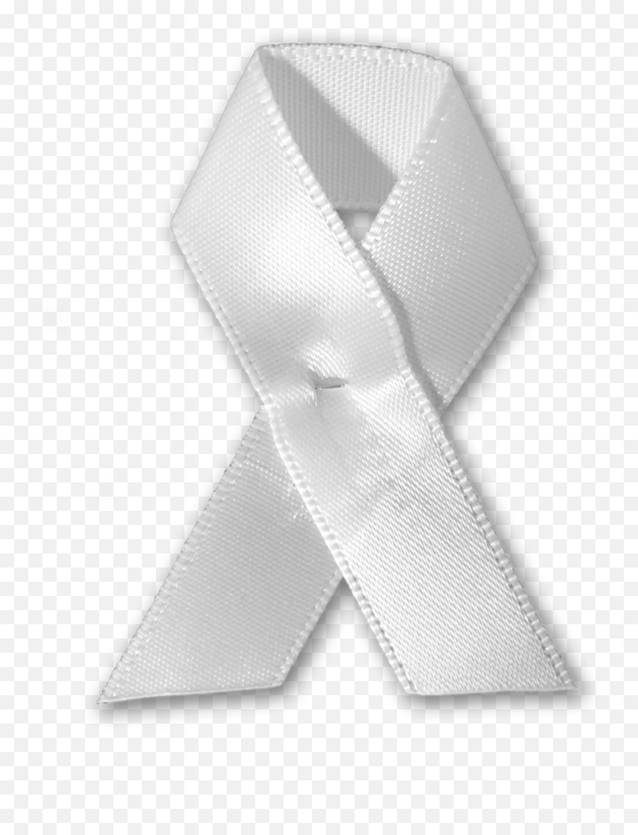 White Ribbon With Pin Options - Solid Png,White Ribbon Png