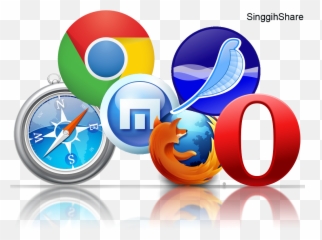Download Hd Internet Browser Logos And - Mozilla Firefox Png,Browser Logos