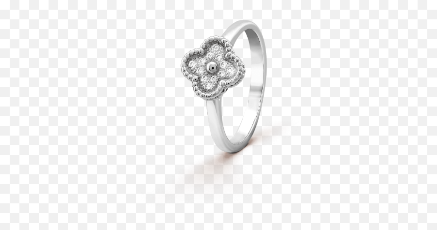 Sweet Alhambra Ring - Ring Png,White Ring Png
