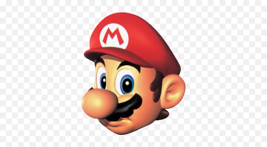 Either Way Im Just Happy They Changed - Mario 64 Render Png,Mario Head Transparent
