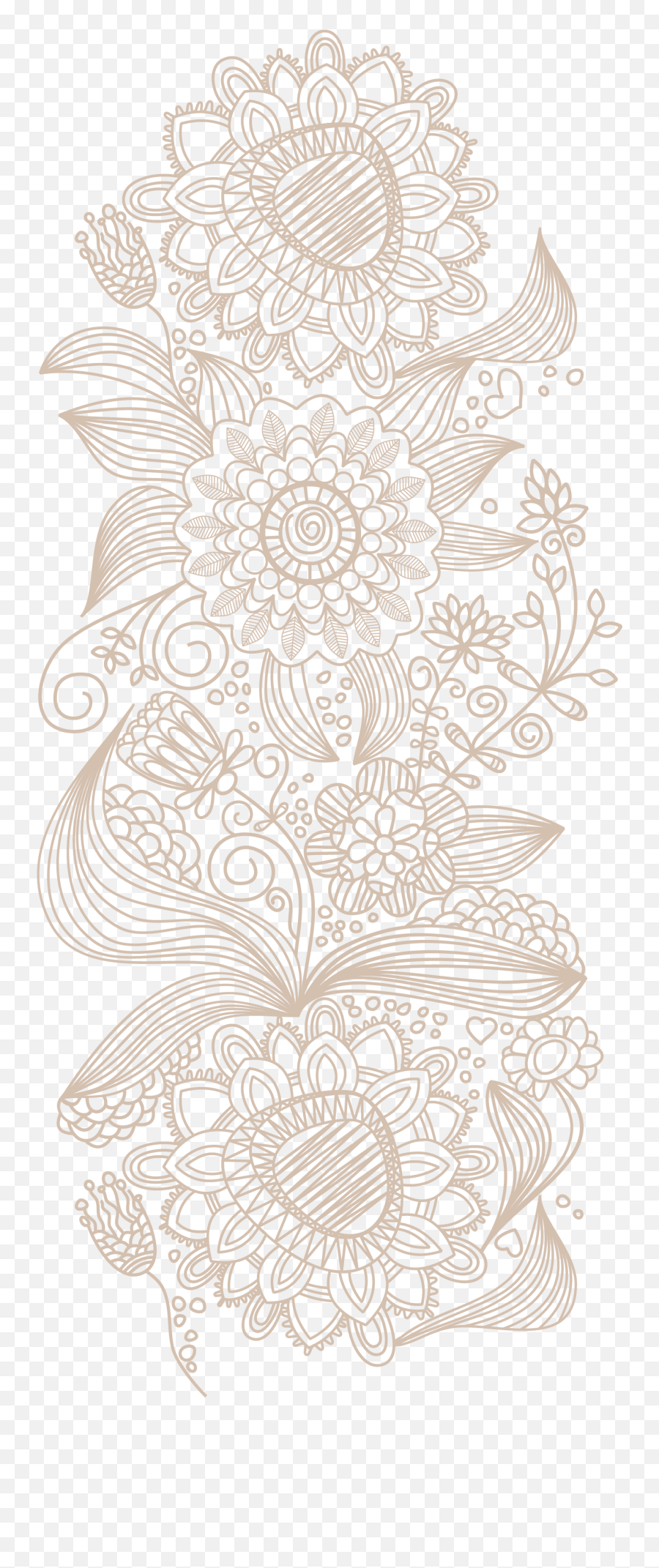 Flower Wallpaper Pattern Free Hd Image - Transparent Vector Lace Png,Lace Texture Png