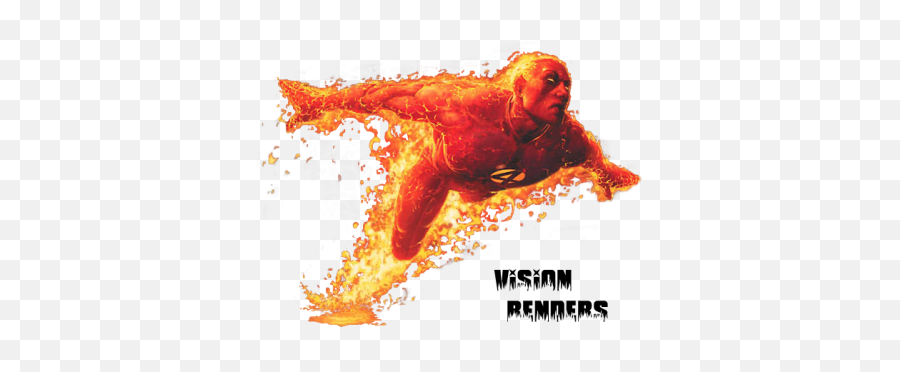 Dark Designs Human Torch Render Images - Thing Png,Human Torch Png