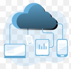 Cloud Computing Technology Silver - png