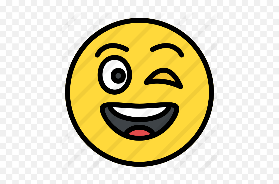 Winking Face - Happy Png,Winking Emoji Transparent