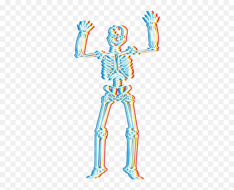 Psychedelic Skeleton Simple Halloween - Trippy Skeleton Hand Png,Trippy Png