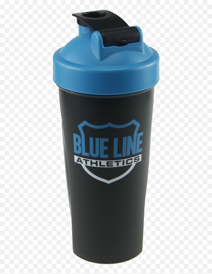 Shield Logo Shaker Bottle Blueline Athletics - Water Bottle Png,Sheild Logo