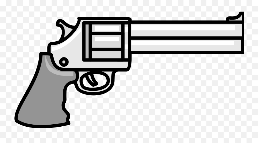 Pistol Clipart Png - Transparent Gun Png Cartoon,Revolver Transparent Background