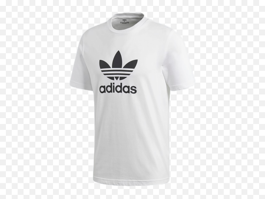 Originals Trefoil Logo Mens White - White Adidas Shirt Mens Png,Adidas Leaf Logo