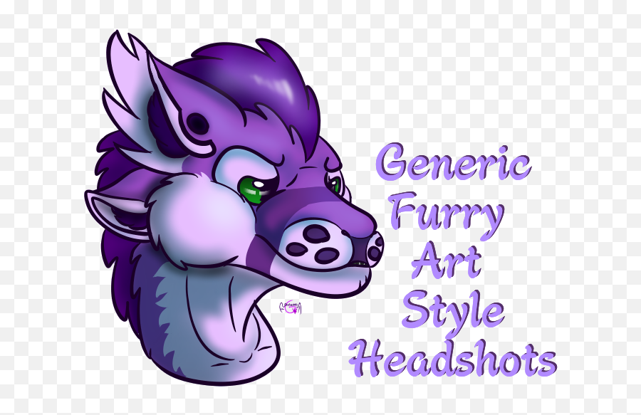 Furry Art Style Headshots - Draw Furry Art Headshot Png,Furry Png